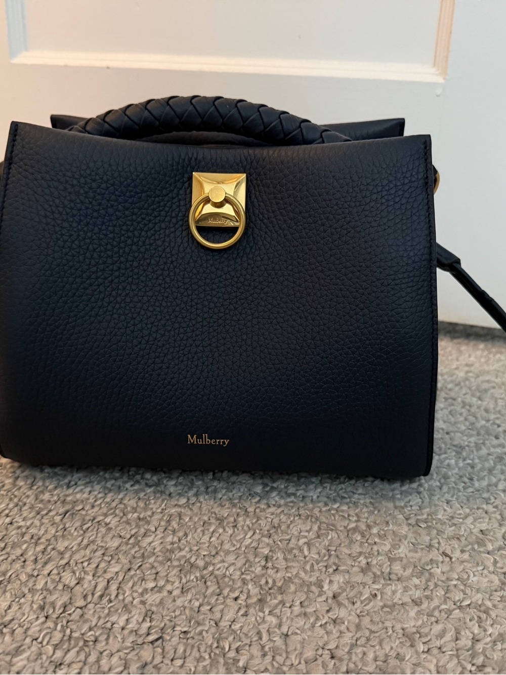 Mulberry Small Iris Leather Top Handle Bag - Picture 7 of 10
